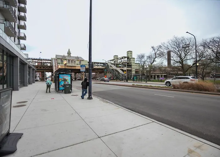 Apartamento Blueground West Loop Gym Roof Nr Union Park Chi-1054 *